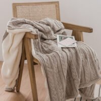 بطانية أريكة شتوية من الصوف المرجاني الشمالي - BEJUSTSIMPLE