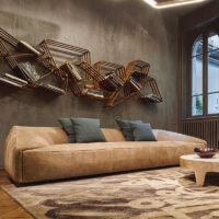 Nordic Designer Double Sofa - Light Luxury & Tech Style