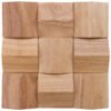 Log solid wood mosaic acoustic secondary residue diffuser diffuser sound insulation sound-absorbing low-frequency trap background wall - BEJUSTSIMPLE