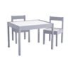 Ensemble table et chaises pour enfants Baby Relax Hunter, 3 pièces, gris (Chinaatoday)