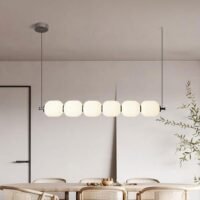 Wabi-Sabi Chandelier: Japanese Style Dining Room Elegance