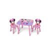 (2 inclus), ensemble de 3 chaises et table pour enfants Disney Minnie Mouse, multicolore chinaatoday