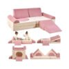 Kids Couch, 12PCS Modular Kids Play Couch, Toddler Couch for Playroom, Convertible Kids Foam Climbing Play Set, Imaginative Creative Play Sofa for Boys & Girls, Play Couch for Toddlers chinaatoday