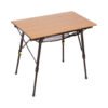 PORTAL Camping Table Portable Folding Table Ultra Lightweight Folding Camp Table 4 Adjustable Legs Aluminum Roll Up Table Top with Carry Bag for Outdoor Travel Backyards BBQ chinaatoday