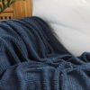 Morandi solid color knitted blanket homestay blanket - BEJUSTSIMPLE