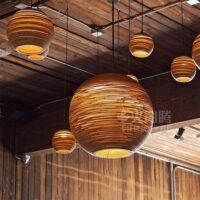 Nordic Retro Paper Art Pendant Light - Stylish & Unique