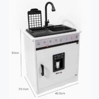 مجموعة ألعاب مطبخ كينفي الخشبية للأطفال - متعة الطبخ