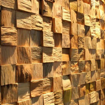 Solid wood mosaic TV background wall porch log decoration living room bedroom European style 3D background ship wood mosaic - BEJUSTSIMPLE