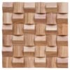 Log solid wood mosaic acoustic secondary residue diffuser diffuser sound insulation sound-absorbing low-frequency trap background wall - BEJUSTSIMPLE