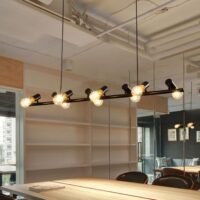 Minimalist Italian Industrial Wind Chandelier Design