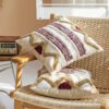 Moroccan jebbala ethnic style tufted pillow living room sofa cushion - BEJUSTSIMPLE