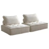 Vacuum compression sofa Piedmont block combination frameless pure sponge one-piece sofa fabric module BEJUSTSIMPLE