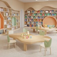 Japanese Solid Wood Cloud Table & Chair Set - Elegant Design