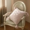 Handmade cushion case, 100% cotton very soft pillowcase 45*45 cm - BEJUSTSIMPLE
