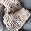 Couvertures en tricot épais faites à la main - BEJUSTSIMPLE