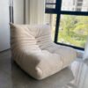 Freehand space caterpillar sofa togo bedroom living room lazy cream can lie down and sleep leisure balcony single chair BEJUSTSIMPLE
