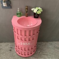 Iron Retro Industrial Wash Basin - Creative Bar Design