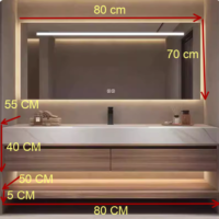 Oak Ceramic Basin & Cabinet Combo - Stylish Bathroom Set