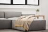 Full sponge compressed sofa tofu block cube combination living room cream style Italian minimalist style cotton and linen net celebrity sofa BEJUSTSIMPLE